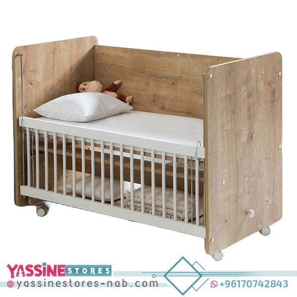 PRACTICAL WHEELED ROCKED MOTHER SIDE CRADLE - Yassine Stores