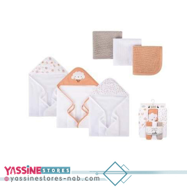 Bath Towels & Washcloths 6pcs