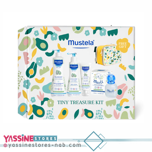 Mustela Tiny Treasure With Yellow Pouch Pastel Box