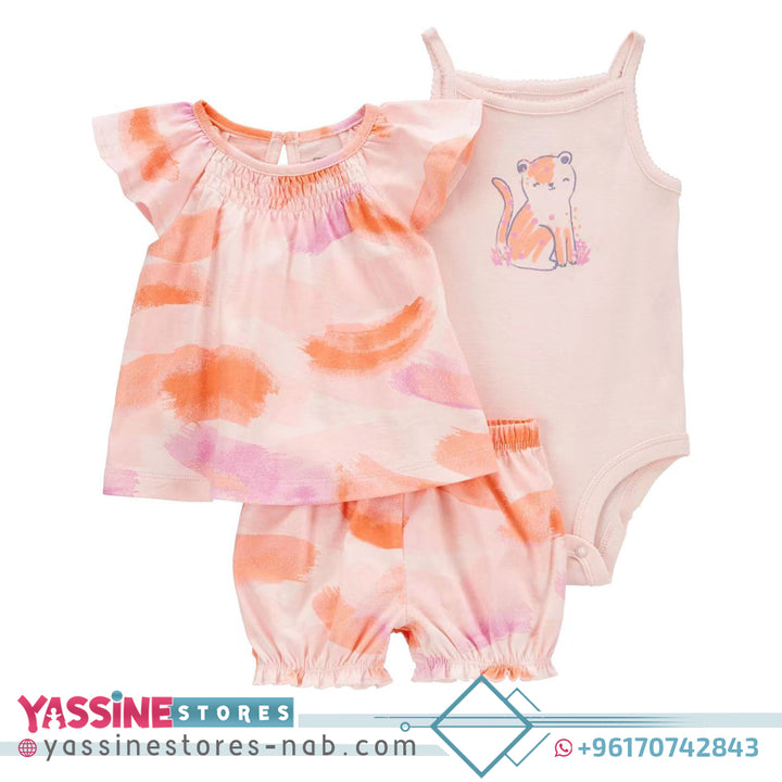 Baby 3-Piece Little Short Set - Yassine Stores