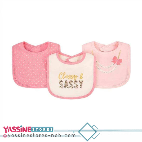 Baby 3-Piece Interlock Bibs