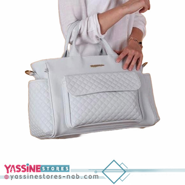 MY Collection Athena Leather Mother Baby Care Bag
