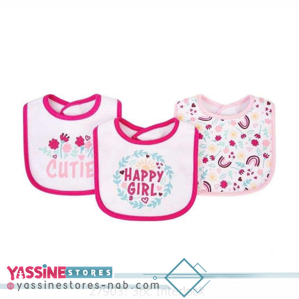 Baby 3-Piece Interlock Bibs