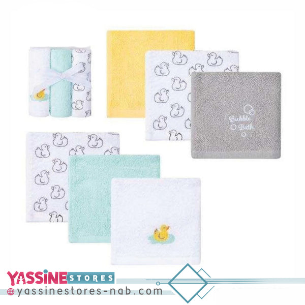 Hudson Baby 6Pcs Cotton Wash Cloths