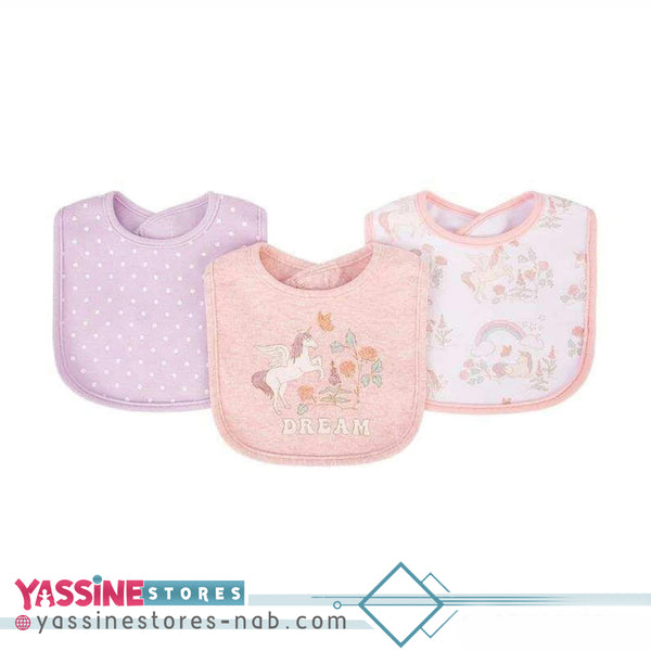Baby 3-Piece Interlock Bibs