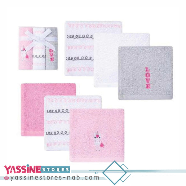 Hudson Baby 6Pcs Cotton Wash Cloths