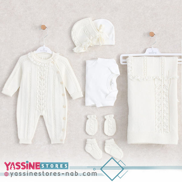 New Born 7 Piece Set (off-white)