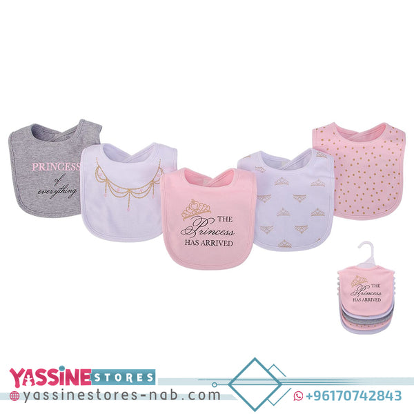 5pc Interlock Bib - Yassine Stores