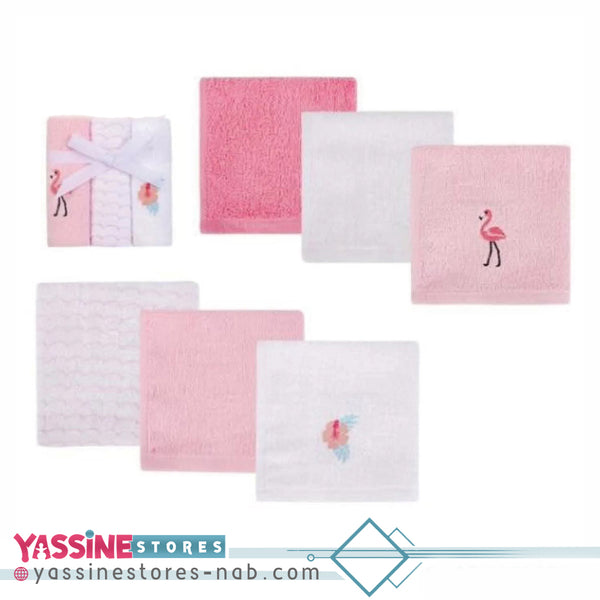 Hudson Baby 6Pcs Cotton Wash Cloths