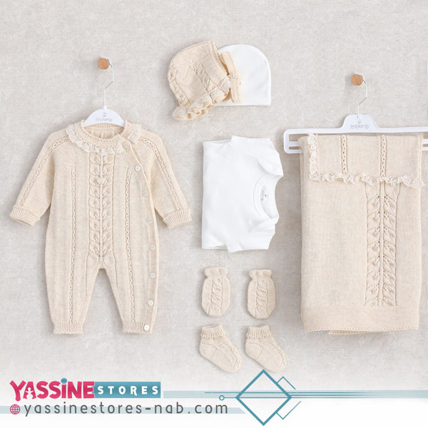 New Born 7 Piece Set (beige)