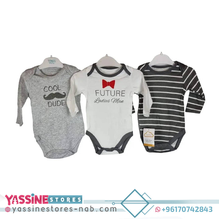 Three baby bodysuits - Yassine Stores