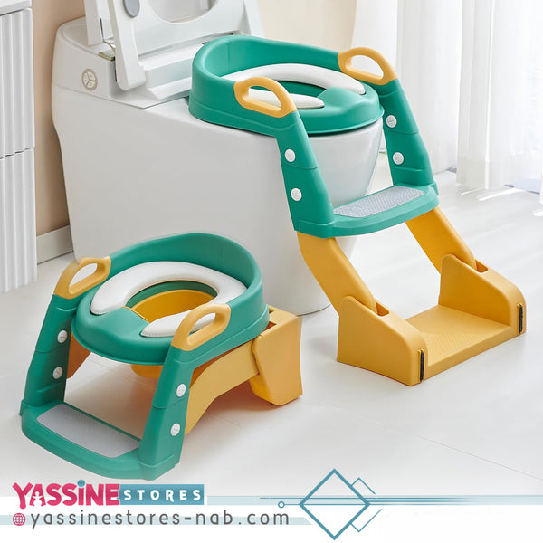 2-In-1 Convertible Western Toilet Potty Seat - GREEN