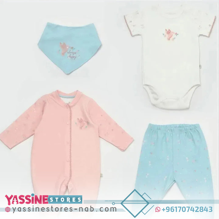 4 pieces newborn set - Yassine Stores