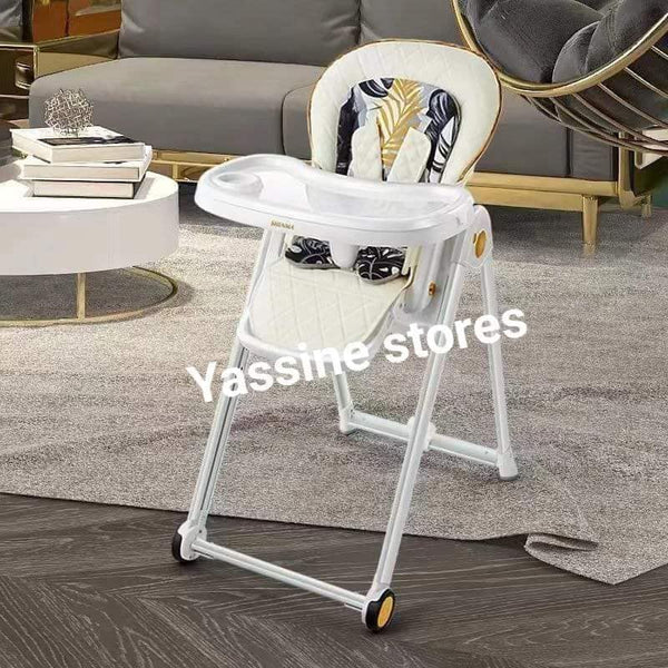 High Chair With Wheels - Yassine Stores