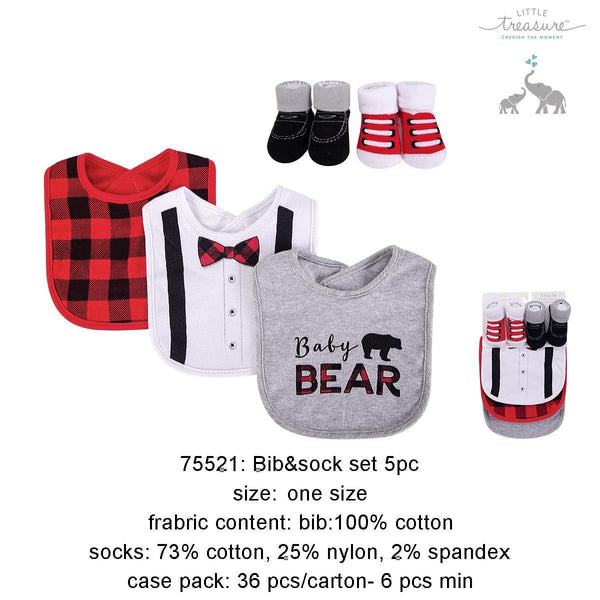 Bib & Socks Set 5pc - Yassine Stores