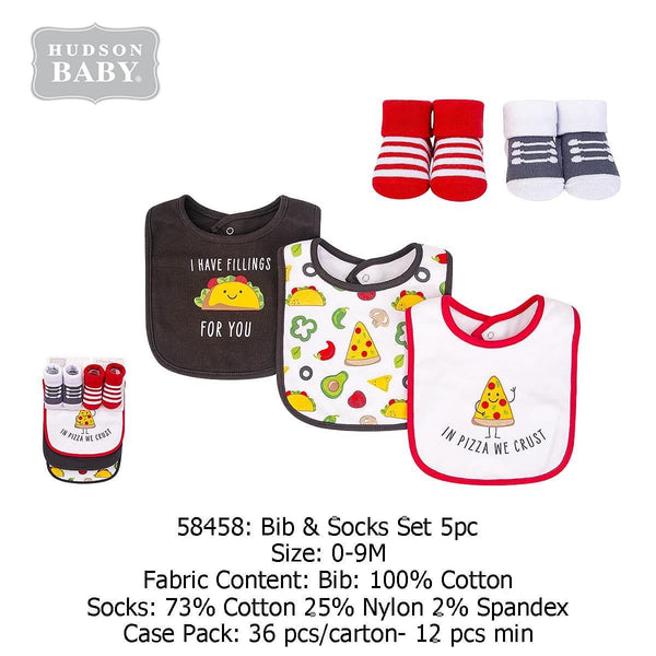 Bib & Socks Set 5pc - Yassine Stores