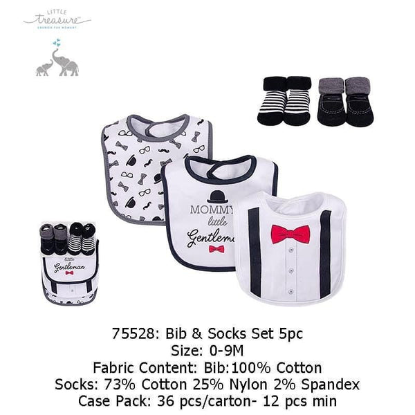 Bib & Socks Set 5pc - Yassine Stores