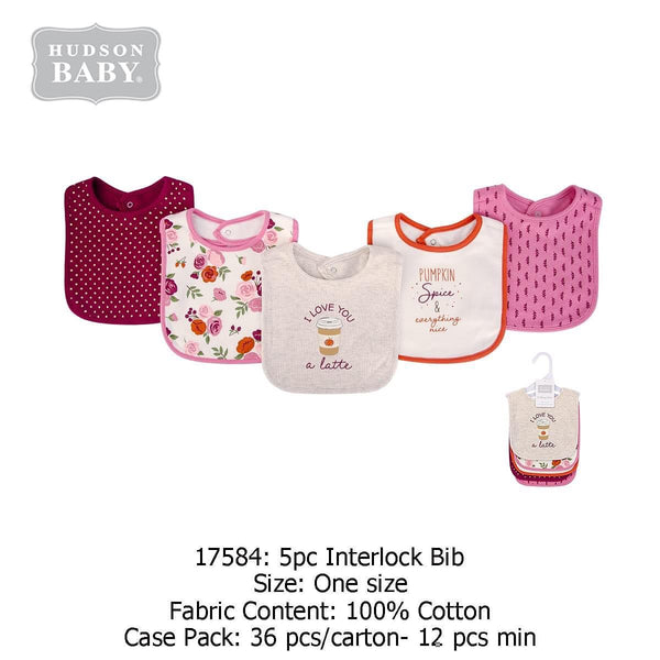 5pcs cotton bibs Yassine Stores