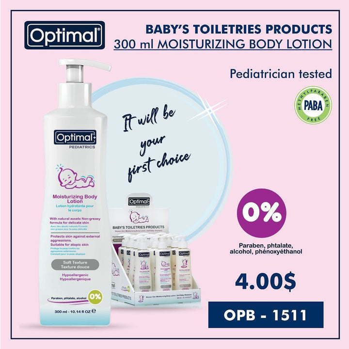 Baby's Toiletries Products 300 ml Moisturizing Body Lotion - Yassine Stores