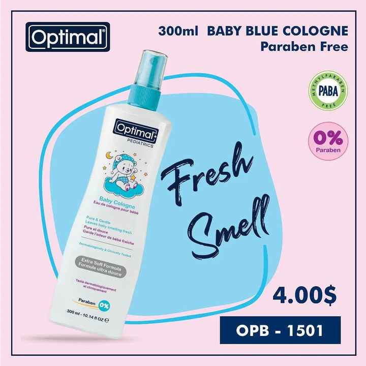 300ml Baby Blue Cologne Paraben Free OPB - 1501 Yassine Stores