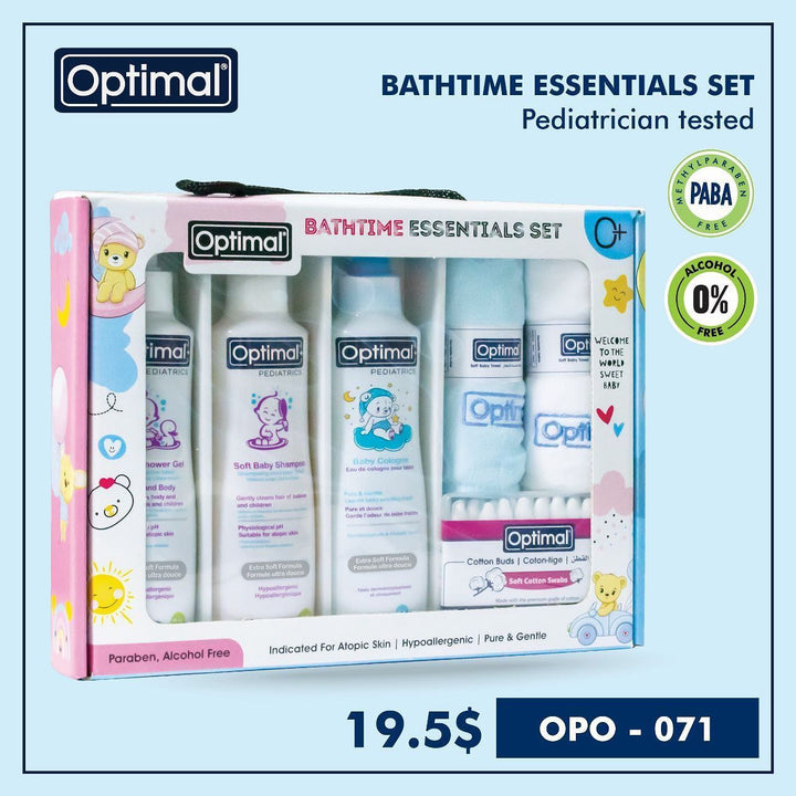 Bathtime Essentials Set Pediatrician Tested - Yassine Stores