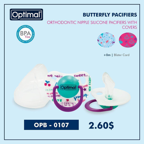 Butterfly Pacifiers  OPB - 0107 - Yassine Stores