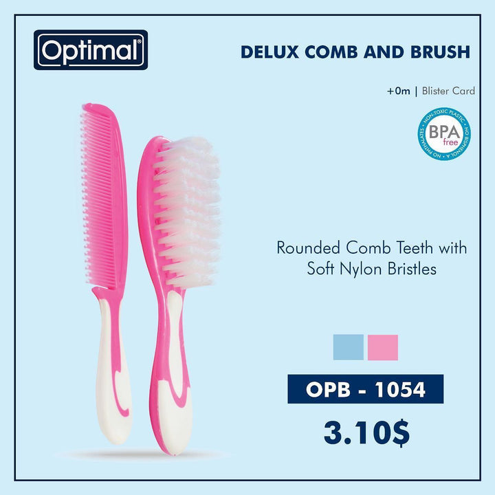 Delux Comb And Brush OPB - 1054 - Yassine Stores