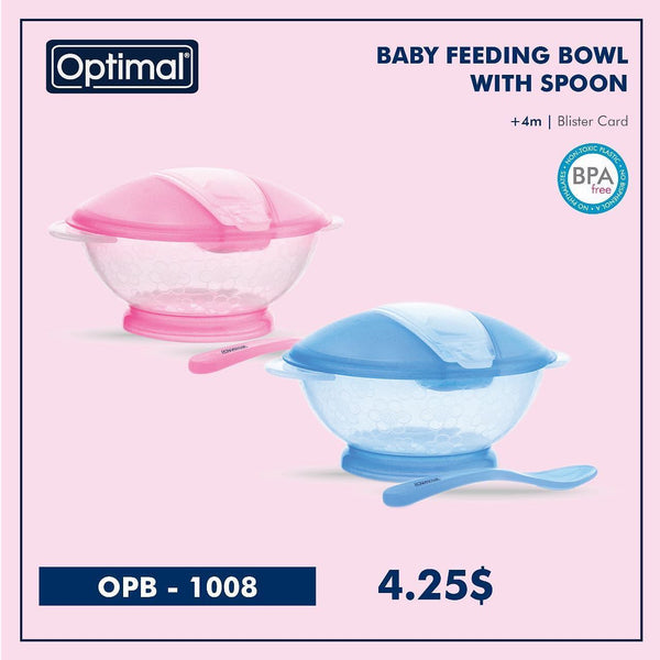 Baby Feeding Bowl With Spoon - Yassine Stores