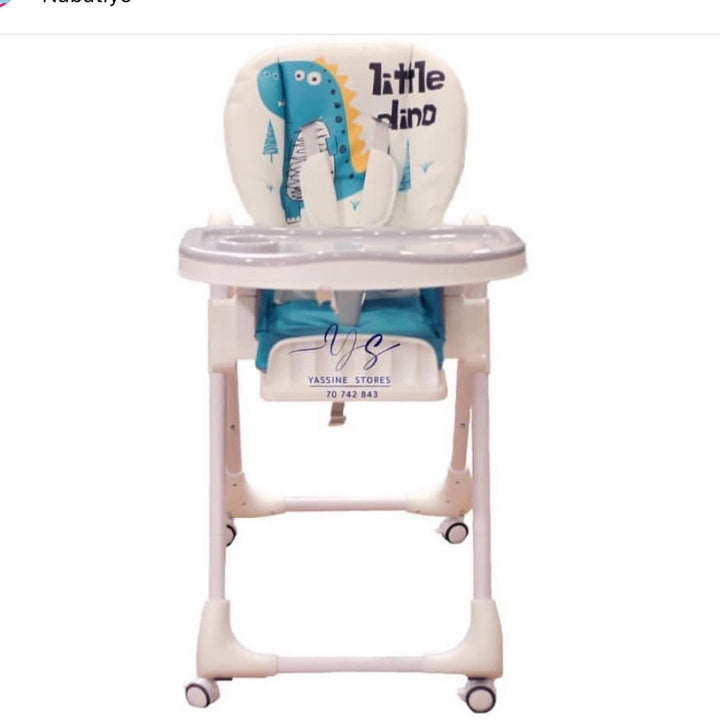 High Chair With Wheels - Yassine Stores