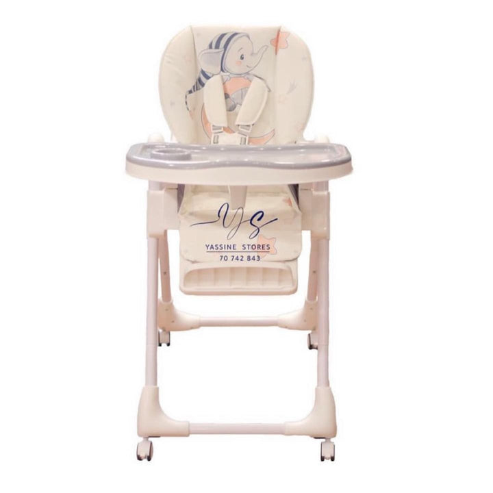 High Chair With Wheels - Yassine Stores