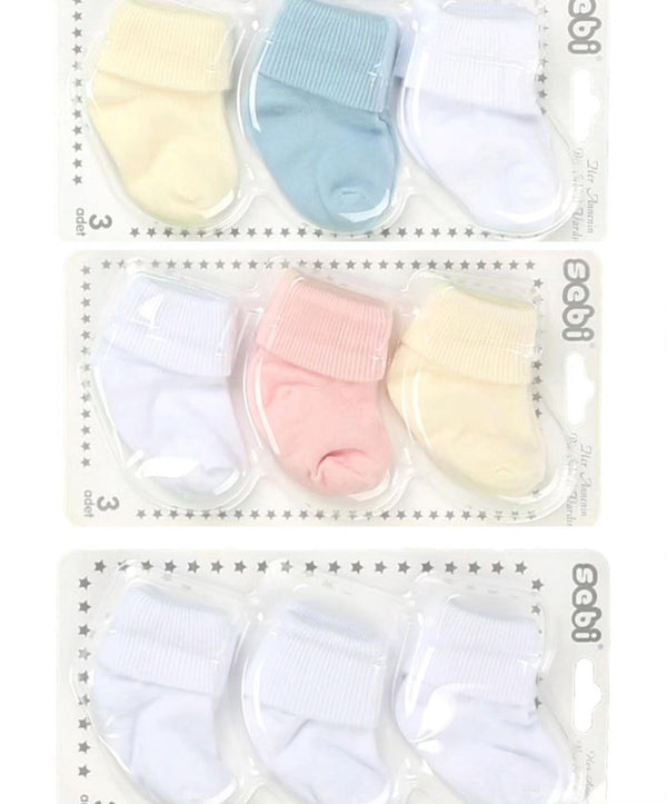 baby socks Set of 3 pcs - Yassine Stores