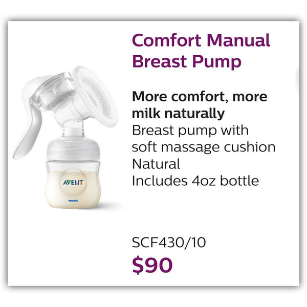 Comfort manual breast pump - Yassine Stores