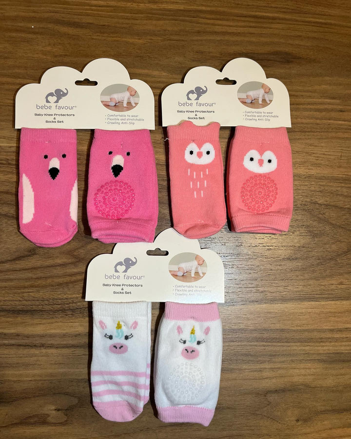 Baby knee protectors&socks set - Yassine Stores