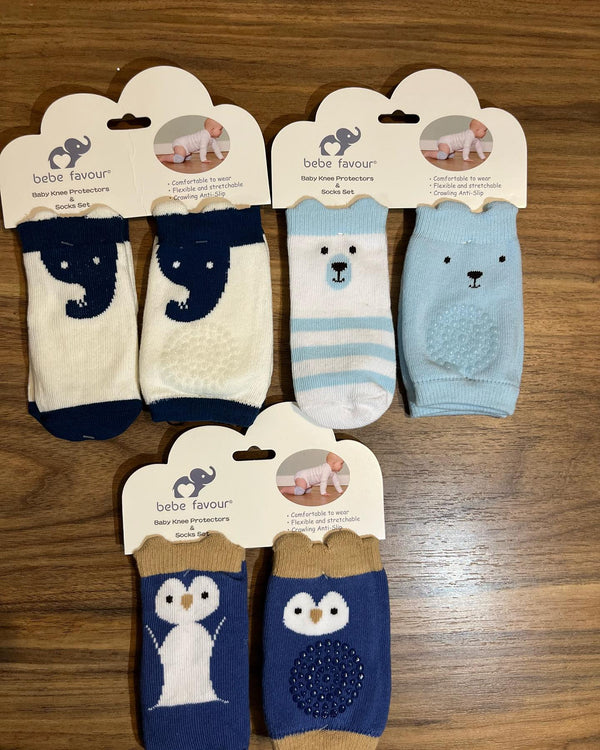 Baby knee protectors&socks set - Yassine Stores