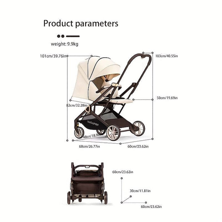 Baby Stroller 2 Way - Yassine Stores