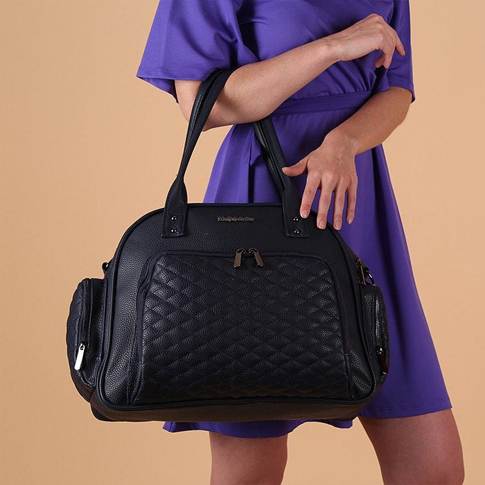 Leather mommy bag - Yassine Stores