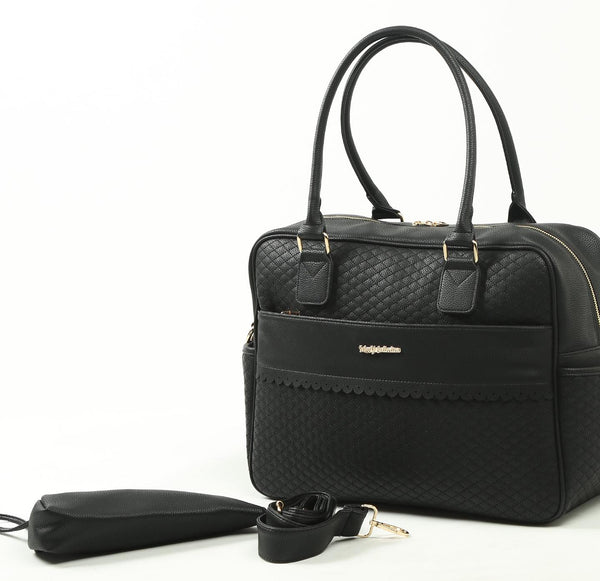 Leather mommy bag - Yassine Stores