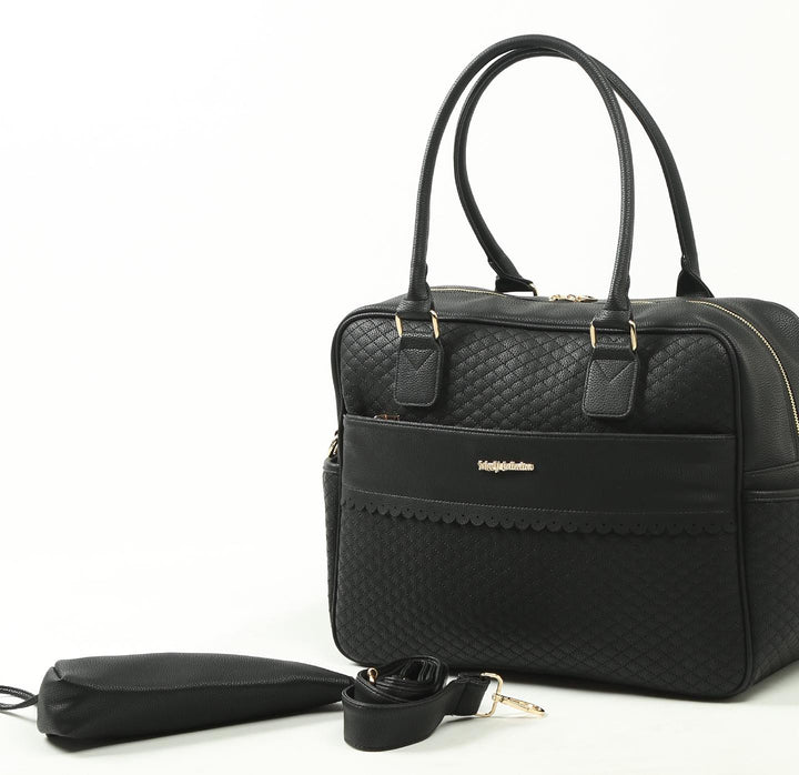 Leather mommy bag - Yassine Stores