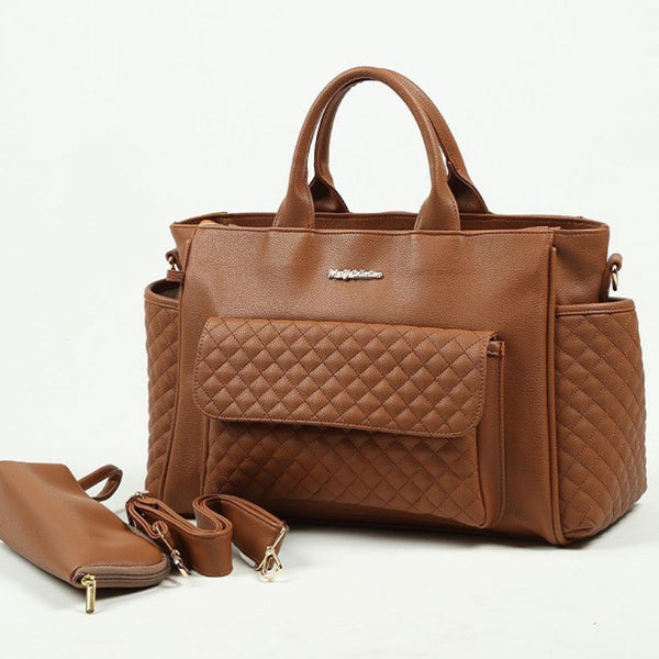 Leather Mommy Bag - Yassine Stores