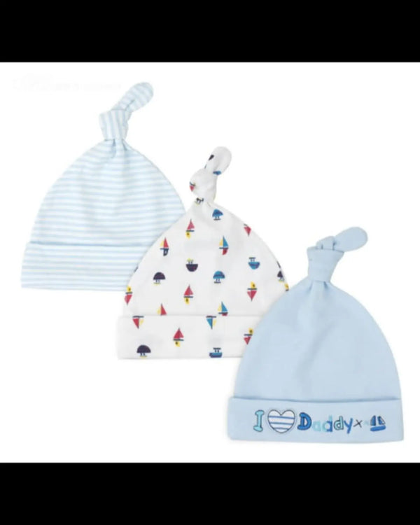 3 pieces cotton hats set Yassine Stores