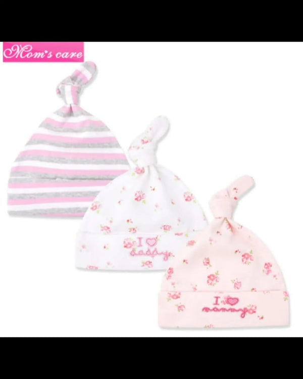 3 pieces cotton hats set Yassine Stores