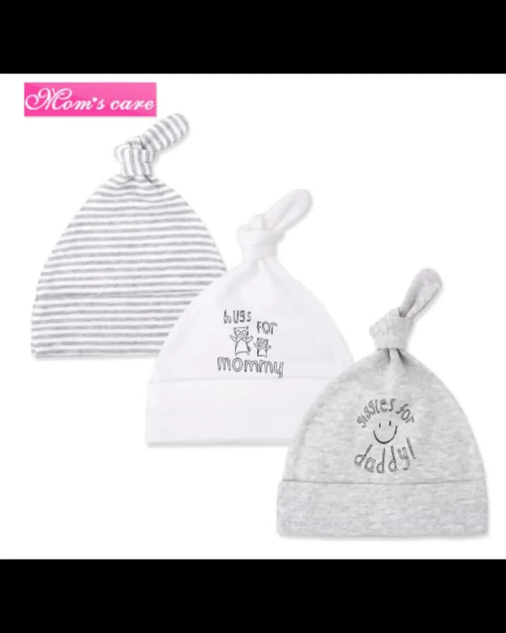 3 pieces cotton hats set Yassine Stores