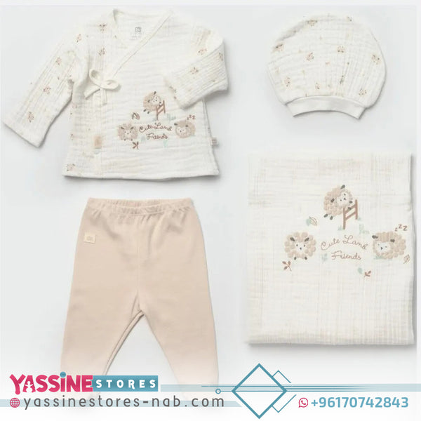 4 pieces newborn set - Yassine Stores