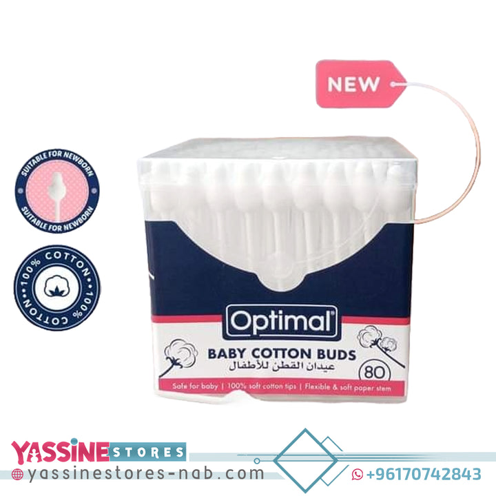 OPTIMAL SOFT COTTON BUDS - Yassine Stores