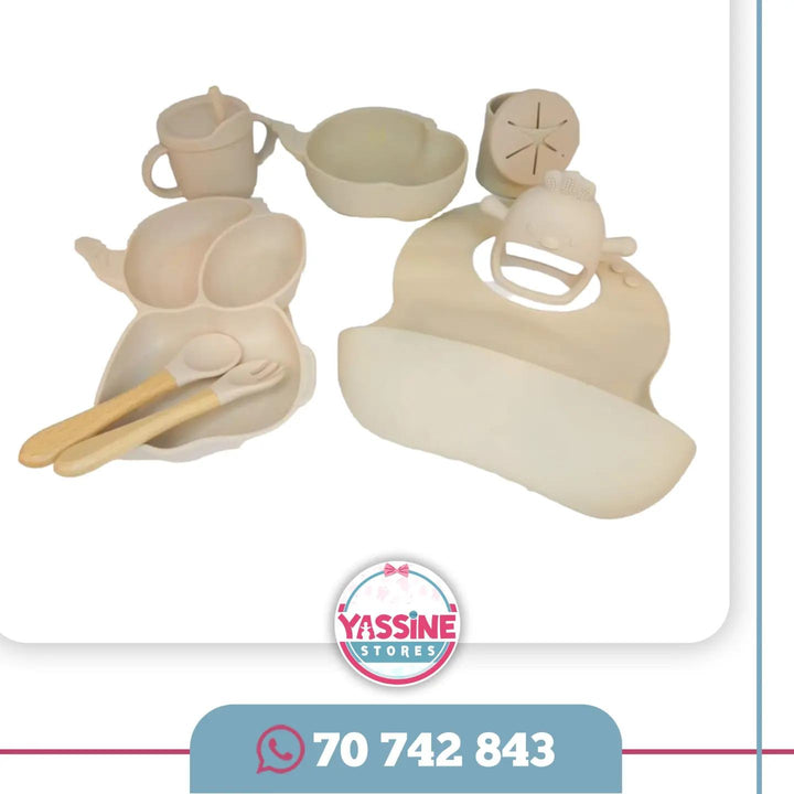 Baby Silicone Tableware Set - Yassine Stores