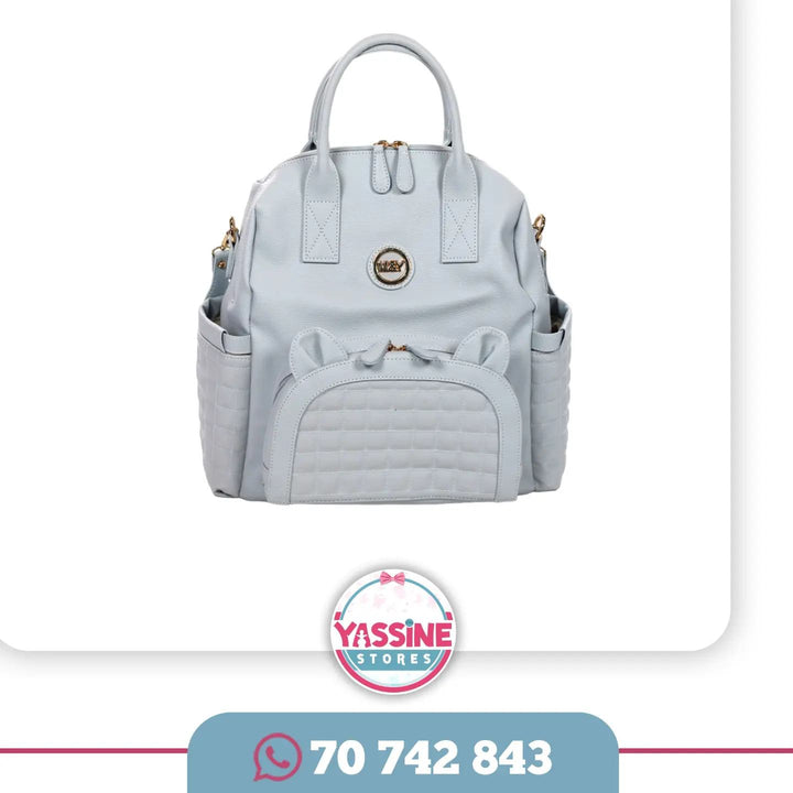 Leather mommy bag - Yassine Stores