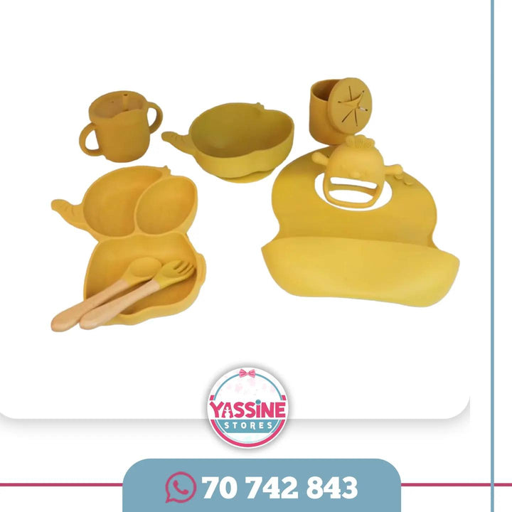 Baby Silicone Tableware Set - Yassine Stores