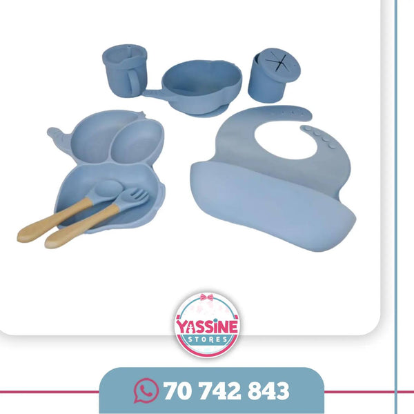 Baby Silicone Tableware Set - Yassine Stores