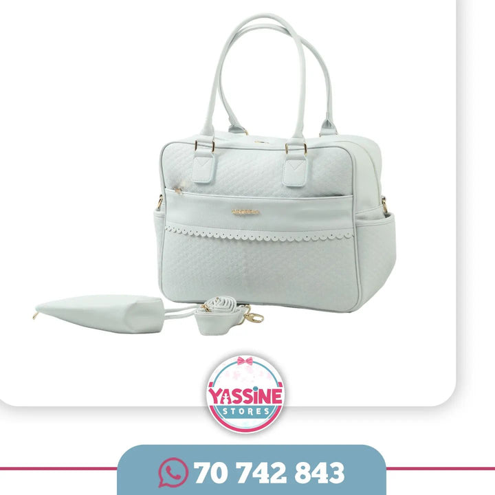 Leather mommy bag - Yassine Stores