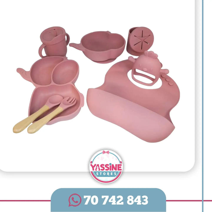 Baby Silicone Tableware Set - Yassine Stores